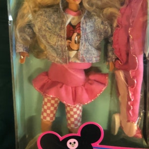 Mattel Disney Character Fashions Barbie Doll 1990 NRFB #4385 Limited Edition Vintage