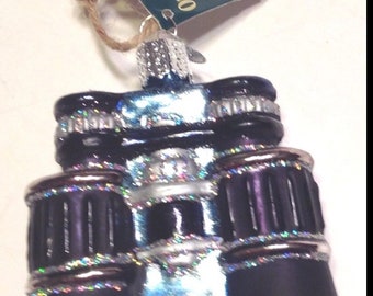 Old World Christmas Ornament Glass Binoculars