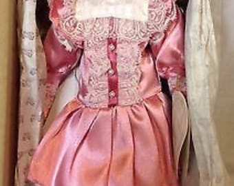 Porcelain Doll Princeton Gallery Valerie Victorian Pink Dress 14"