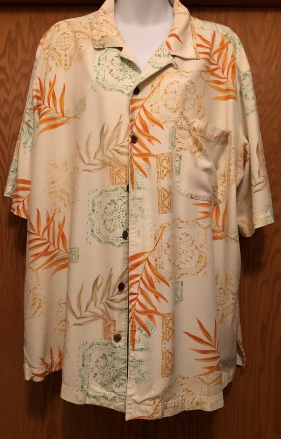 Caribbean Joe Size XXL Hawaiian Tropical Camp Shir