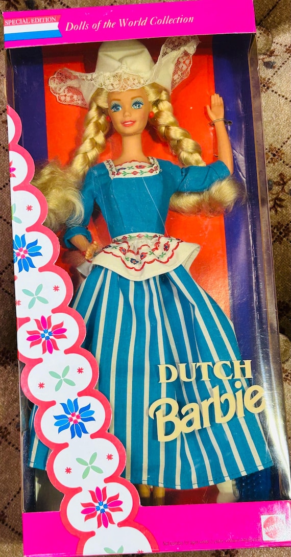 Mattel Dolls of the World 1993 Dutch Barbie Doll 11104 Special