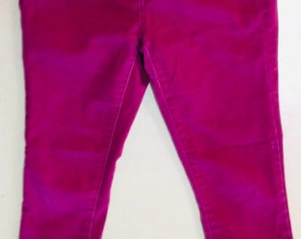 Aeropostale Burgundy Jeans Stretch Hohe Taille Skinny 26 ”x 28” Größe 2