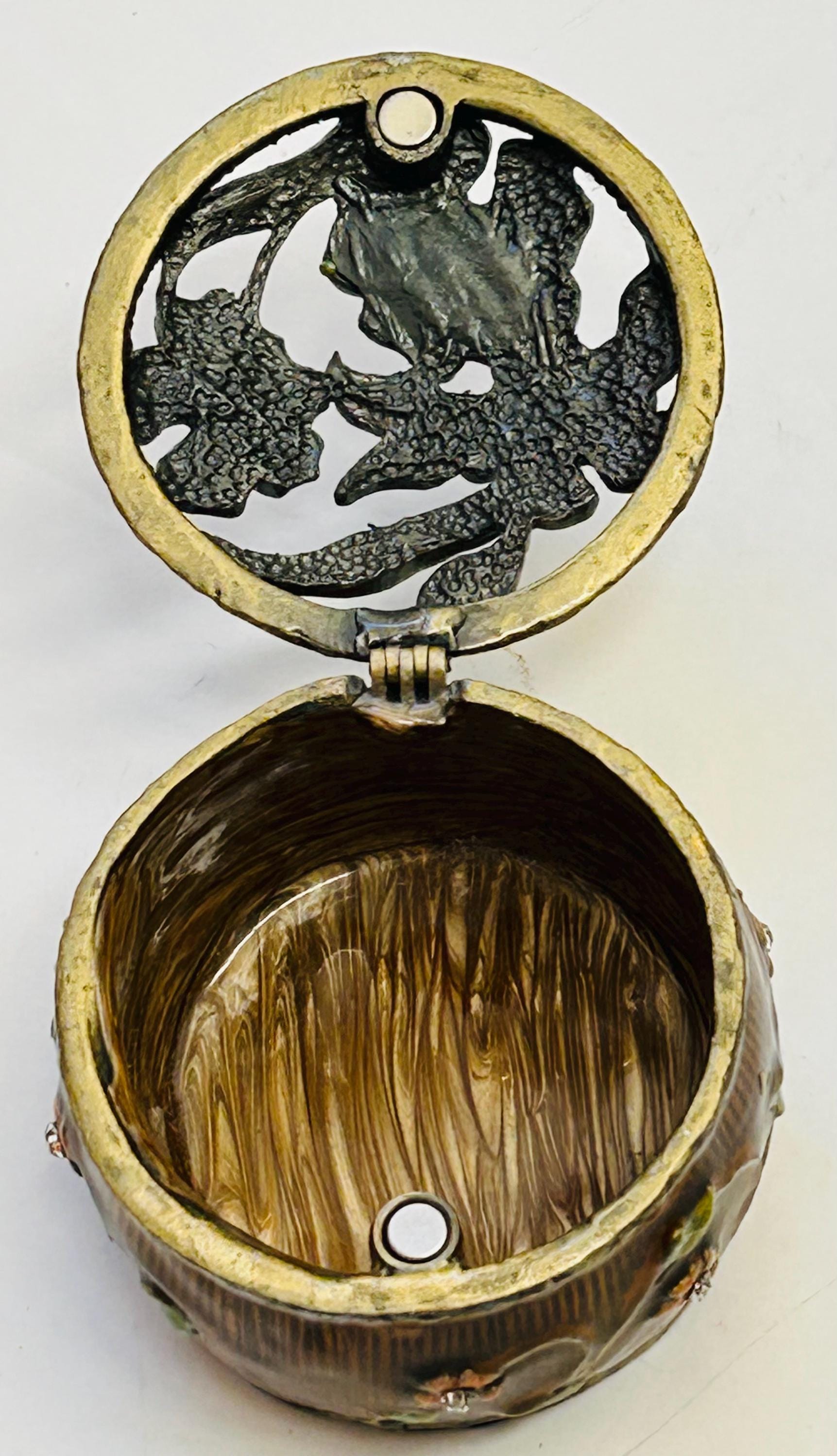Allecto - Snuisterijdoosje Ei - Geëmailleerde Sieraden Doos Klassieke Ornamenten Metalen Ambachtelijke Home Decor Ei Sieraden Dozen Geschikt Voor Groen Home Decor Model Allecto - Snuisterijdoosje Ei - Geëmailleerde Sieraden Doos Klassieke Ornamenten Metalen Ambachtelijke Home Decor Ei Sieraden Dozen Geschikt Voor Groen Home Decor Model