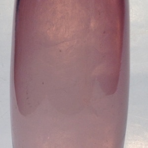 sh Modern Amethyst Purple Glass Bud Vase 9 in Tall