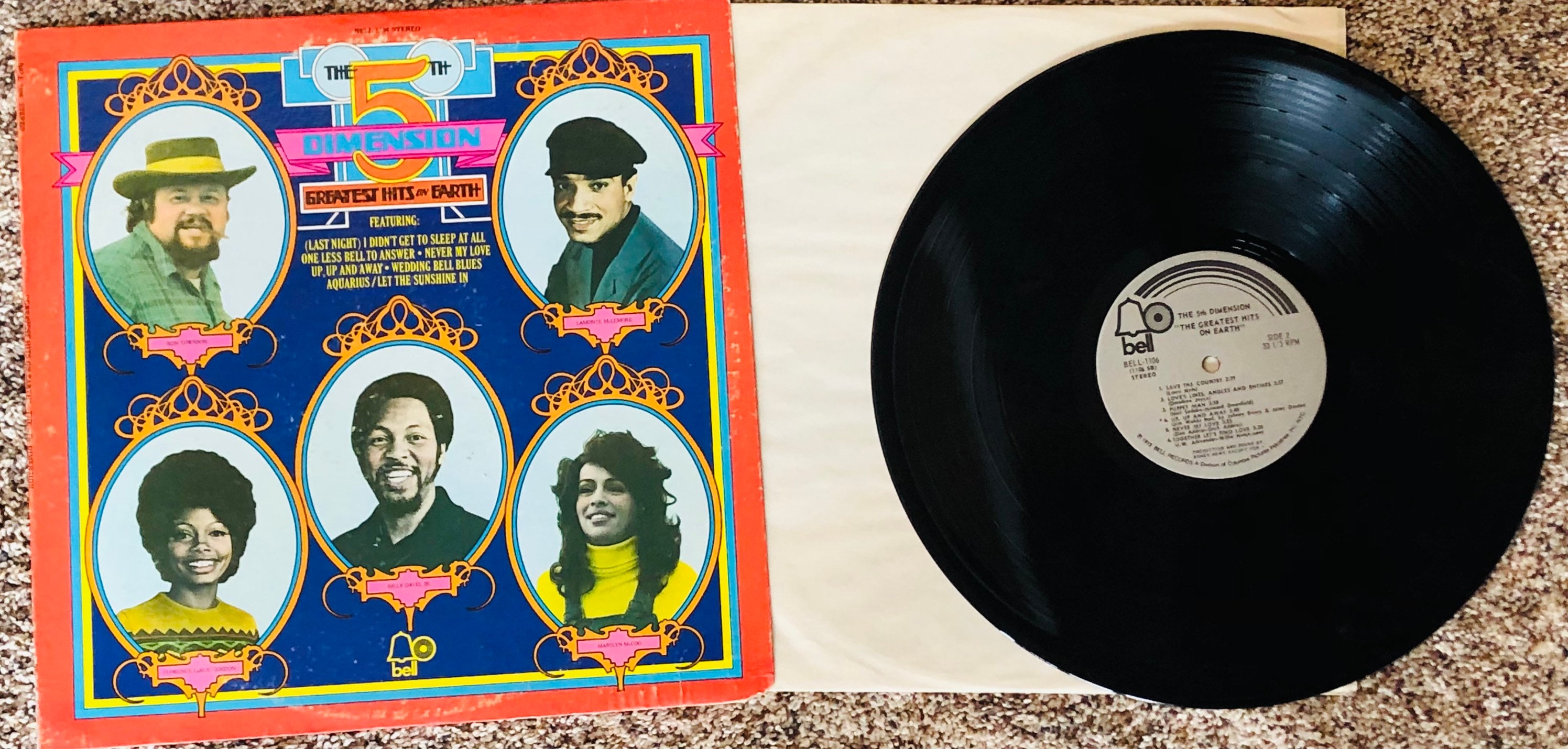 5th Dimension Greatest Hits 1972 オリジナル ビニール LP レコード 