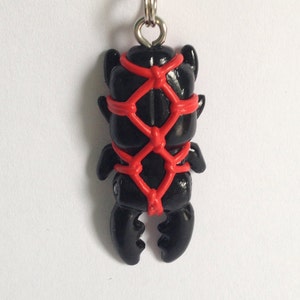 Bondage fetish Stag Beetle necklace S&M Kinbaku Kawaii