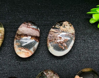 Wholesale Lot Natural Lodolite Cabochon / Garden Quartz Cabochon / Phantom Quartz Cabochon Making Jewelry