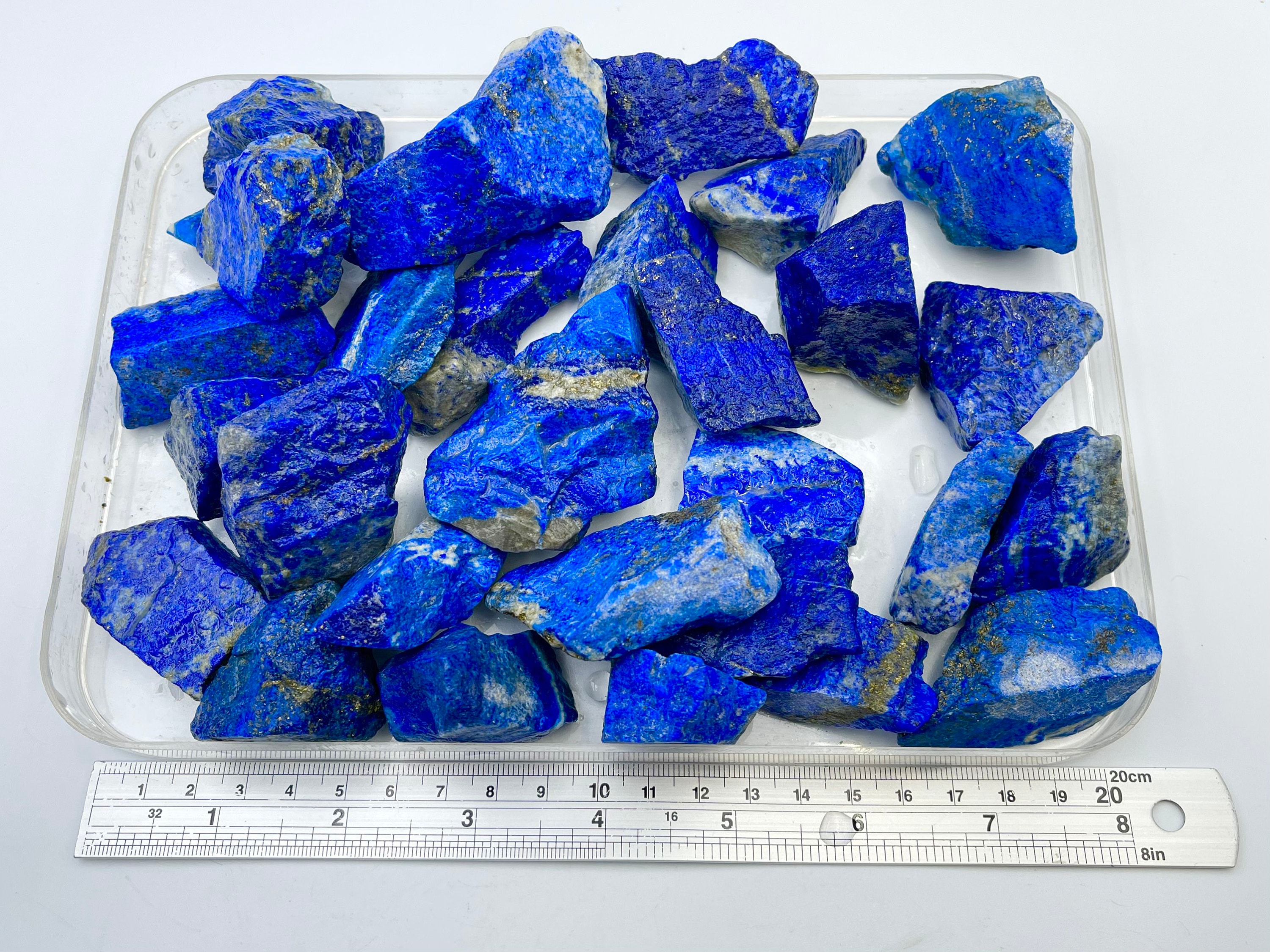 アフガニスタン　旧鉱山　ロイヤルブルー　天然無処理　ラピスラズリ 約10.3mm アフガニスタン産ラピスラズリ大型ラフ