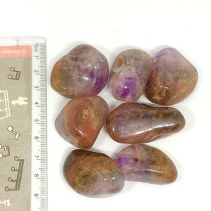 1 Pc Auralite 23 tumble Natural Super 7  15-50g size  tumble stone healing stone Meditation stone