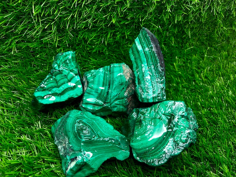Natural Rough Malachite Green Malachite Good Quality African Malachite Beautiful Malachite