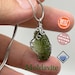 100% Natural Moldavite Pendant/ genuine Moldavite tektite / big Piece Raw Moldavite Pendent Moldavite from Czech Republic with Free Chain 