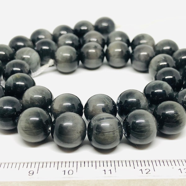 AAA Quality 16 inch long Natural Eagle Eye Hawks Eye Bracelets Natural Hookeye Bead 6 ,8 ,10,12 mm is available