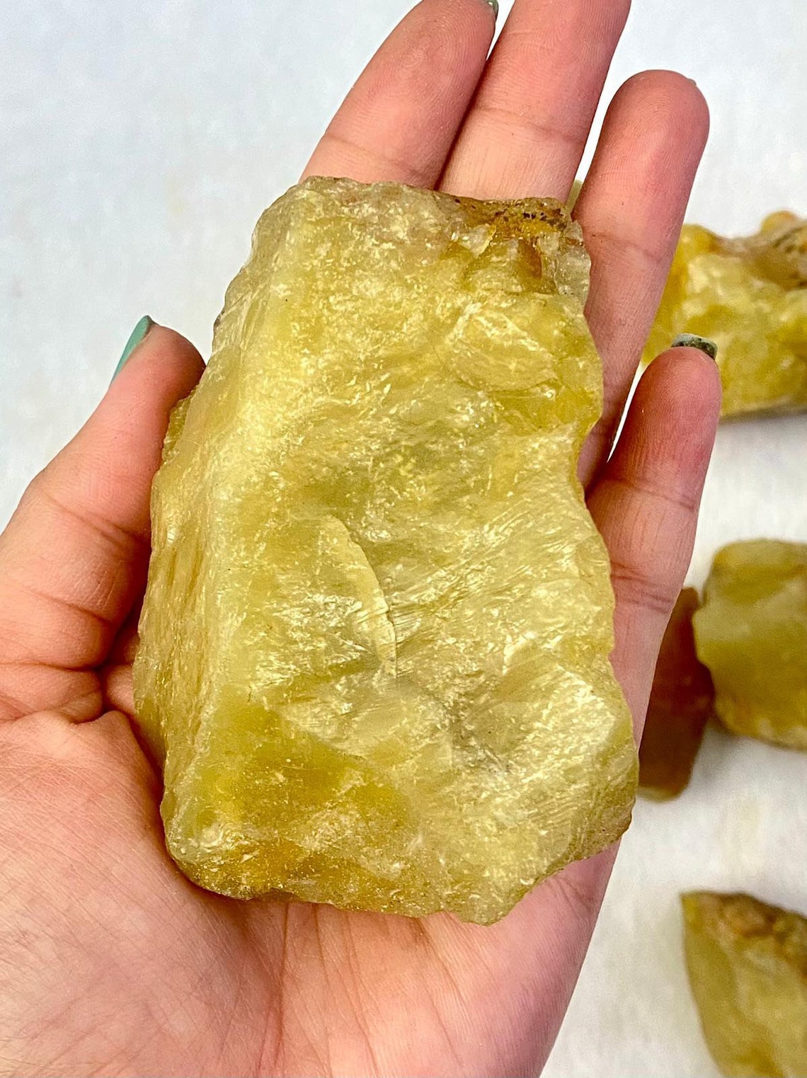 Natural Yellow opal Rough stone for cutting Healing and Etsy