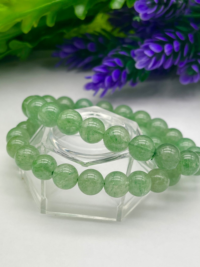 Green Aventurine Bracelet Green Aventurine Crystal Bracelet 6 Etsy