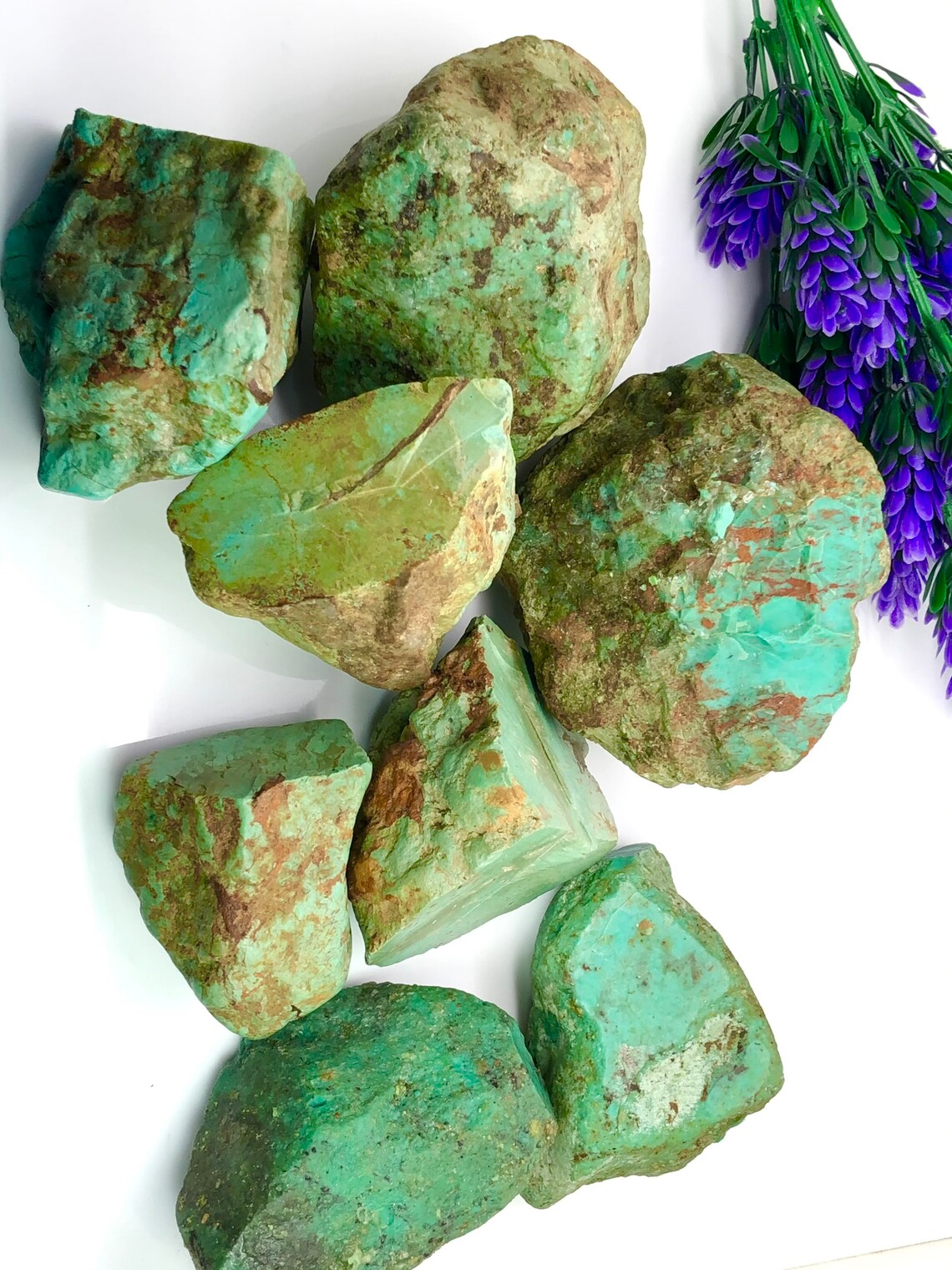 50 g Turquoise Stone 100 Natural Rough Turquoise Material Etsy