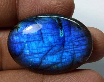 wholesale Natural Blue Fire Labradorite cabochon Beautiful Quality Blue Flash Labradorite black Moonstone Cabs High Quality Labradorite