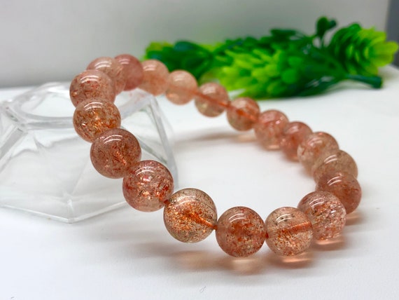 Natural Oregon Sunstone Beads Bracelets High Quality
