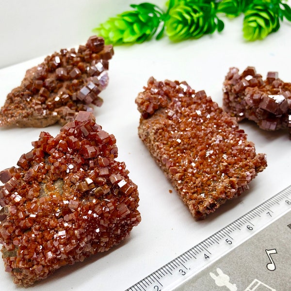 1 Pc Natural Vanadinite Mineral Origin Moroco/ Red Vanadinite speciman/ Rare Vanadinite crystal