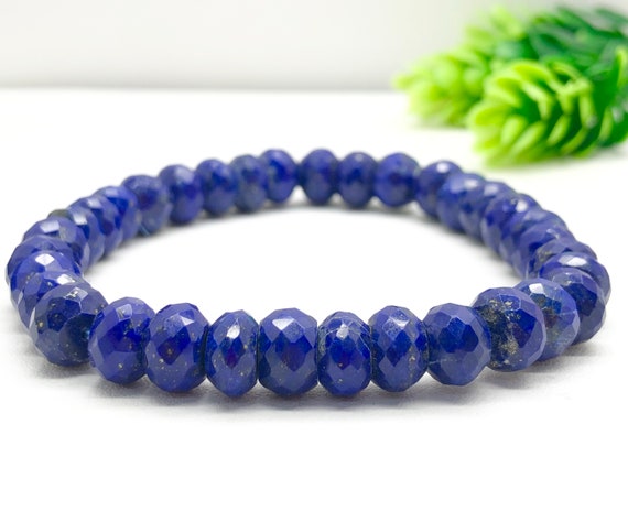 Gaea Crystals - Lapis Lazuli Bracelet | Gemstone Bracelet for Men & Women