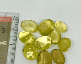 1 pc Natural Lemon Quartz tumble 15x20 mm size High Quality Natural colour Lemon Quartz For Meditation