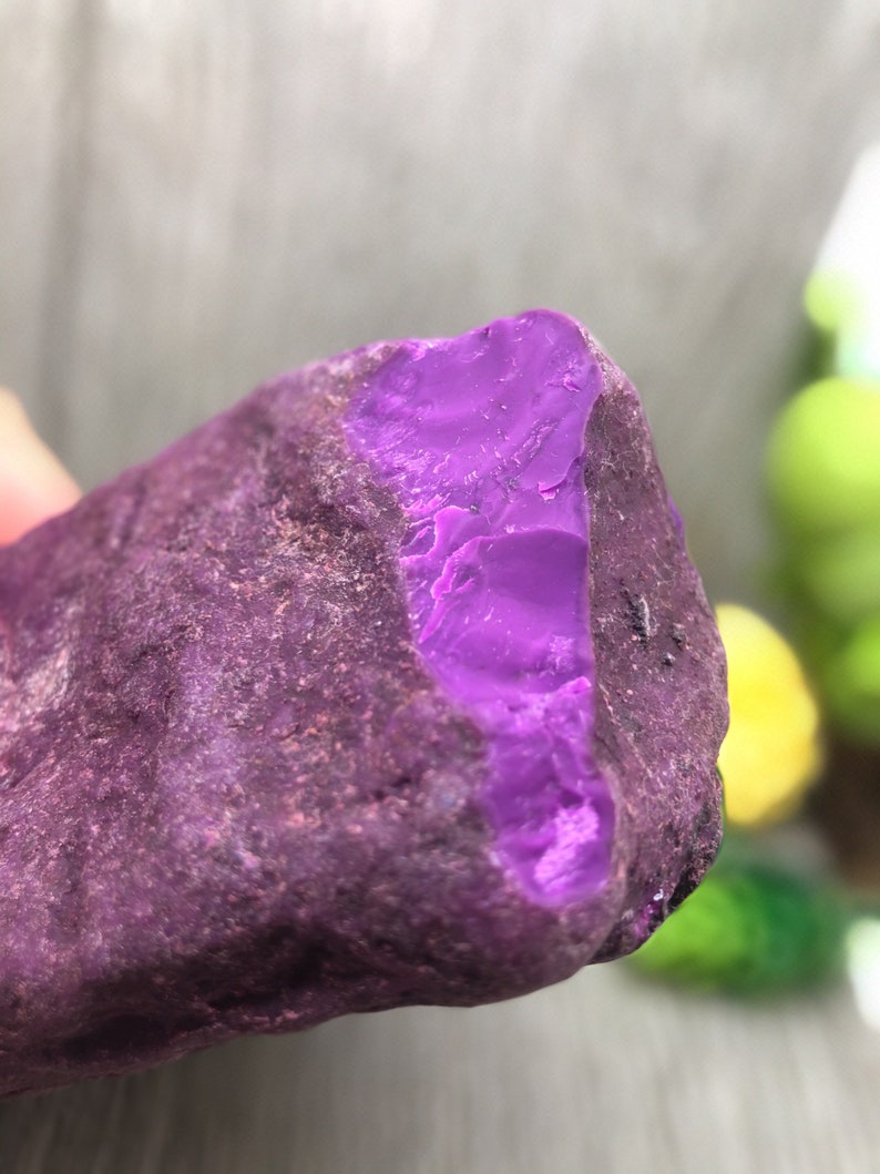 Natural Raw Purple Turquoise Alunite/ Arizona Purple Turquoise Etsy