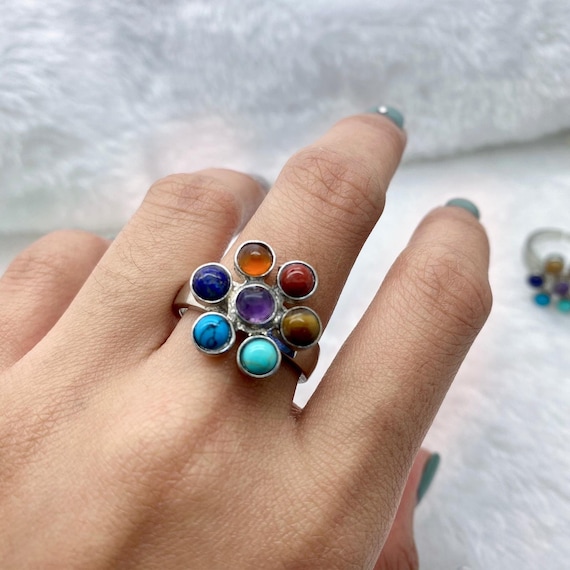 Chakra Stones Ring Chakra Stones Ring