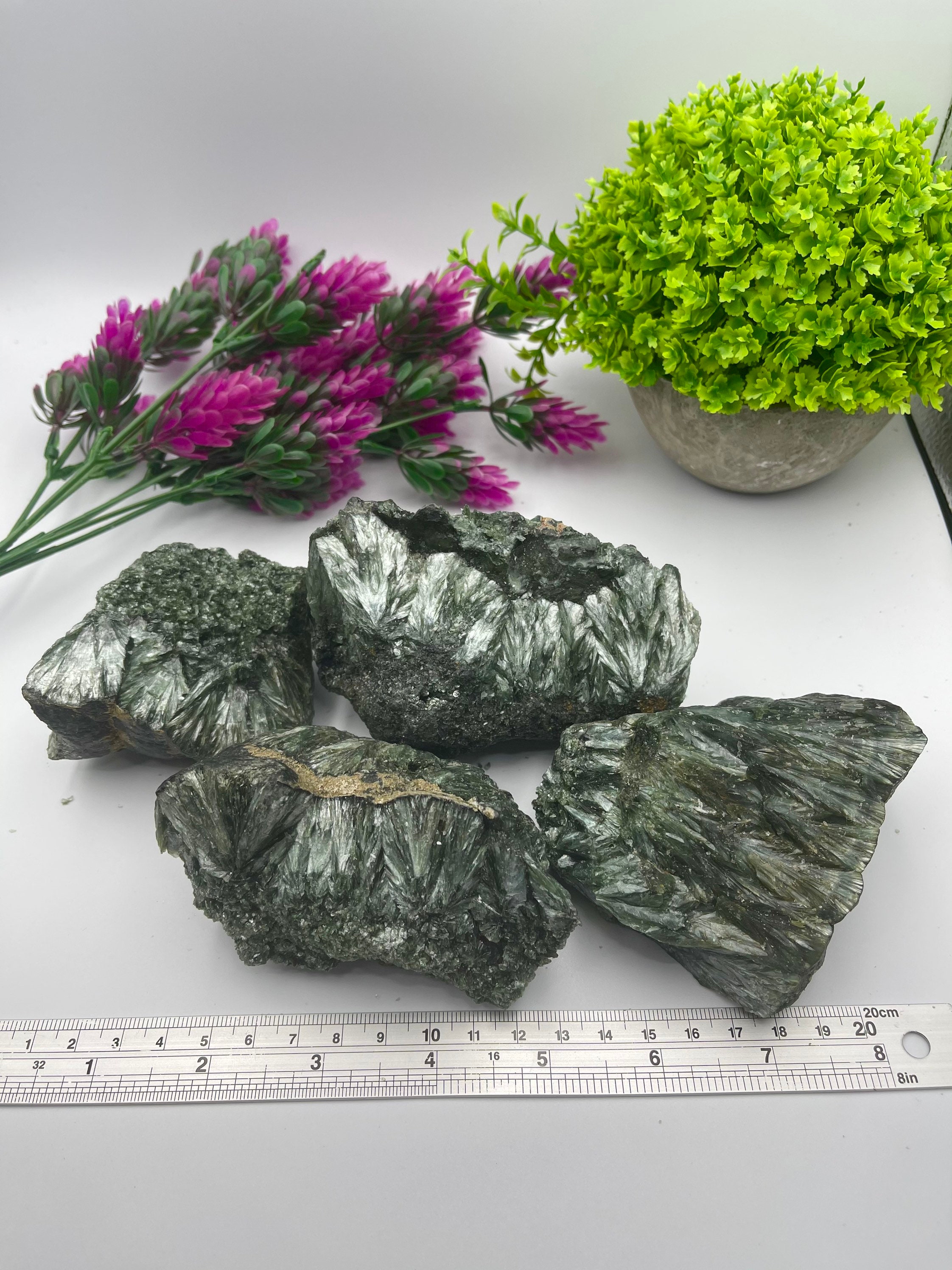 Seraphinite rough for sale sale