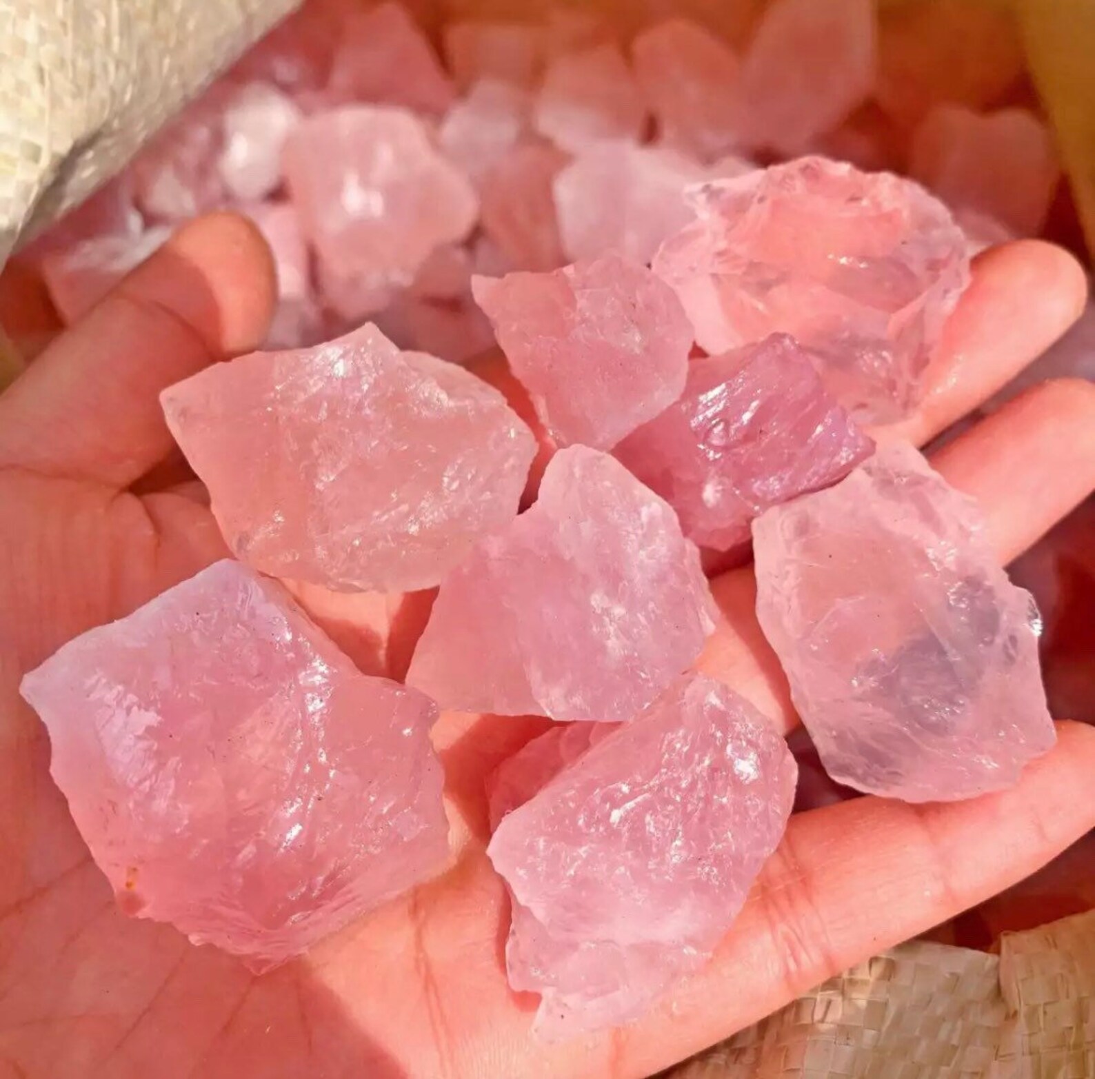 Natural Rose Quartz Raw Stone for Love Healing and Heart Etsy