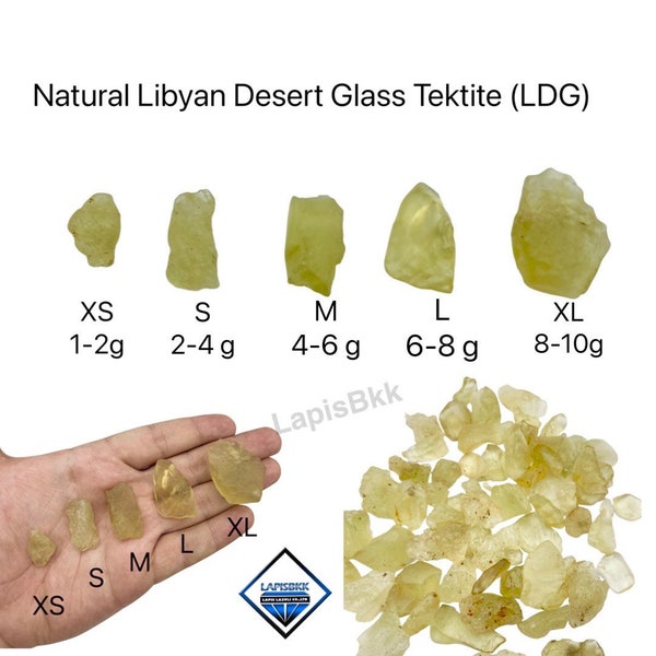 1 Pc Natural Rough Libyan Desert Glass For healing and Making Jewelry available in XS S M L XL Size