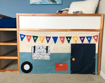 ikea loft bed tent