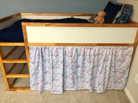 Little Mermaid Curtains For Ikea Kura Bunk Bed Etsy
