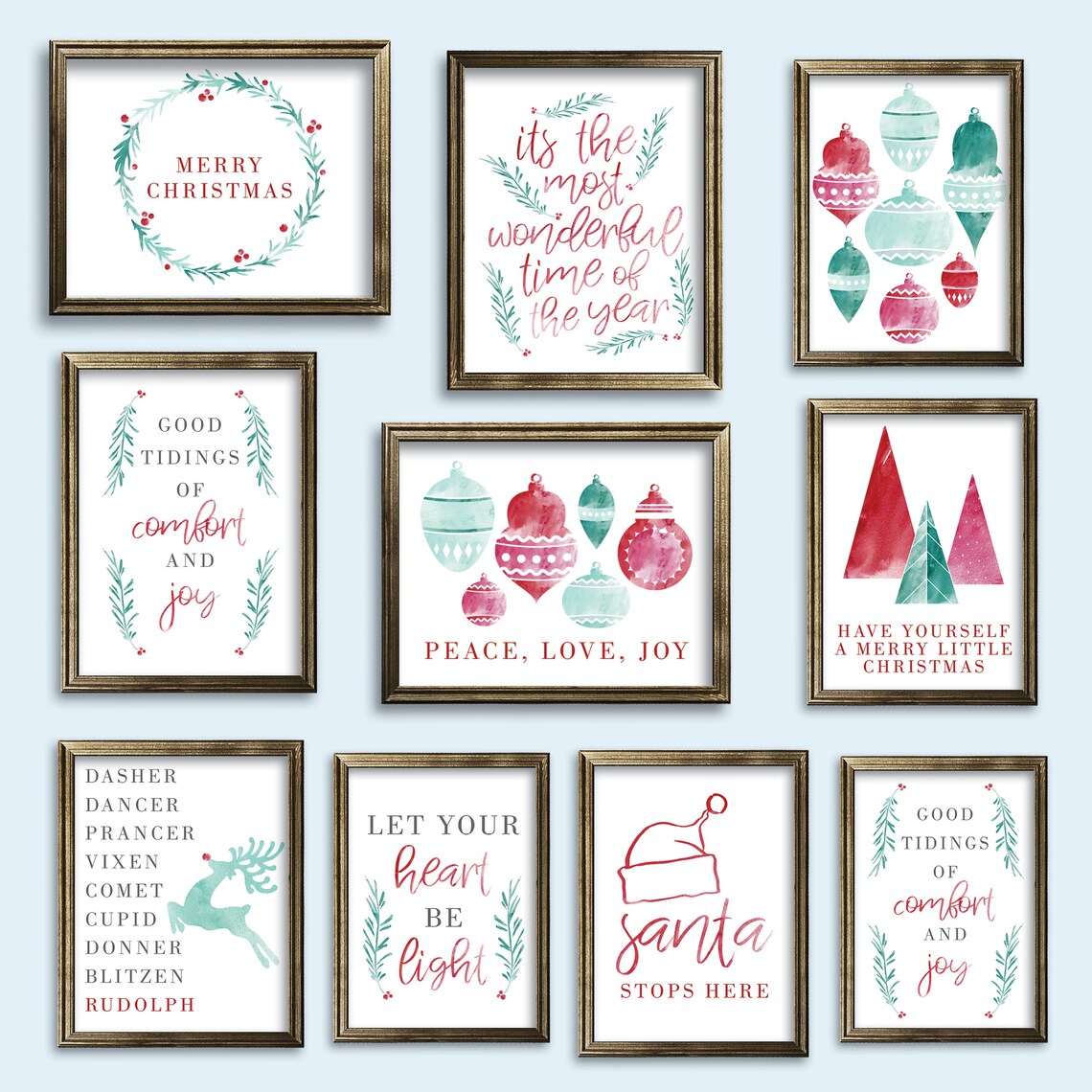 Holiday Decor Signs Christmas Decor Merry Christmas Sign Etsy