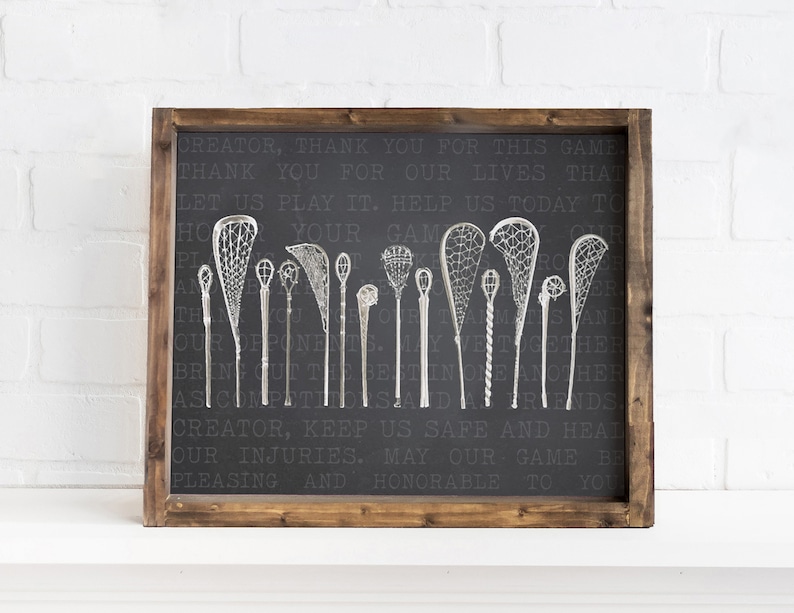 Lacrosse Art Print Lacrosse Wall Art Lacrosse Gift Ideas Lacrosse Nursery Decor Lacrosse Decor Lacrosse Gifts Lacrosse Poster Lax Gift image 5