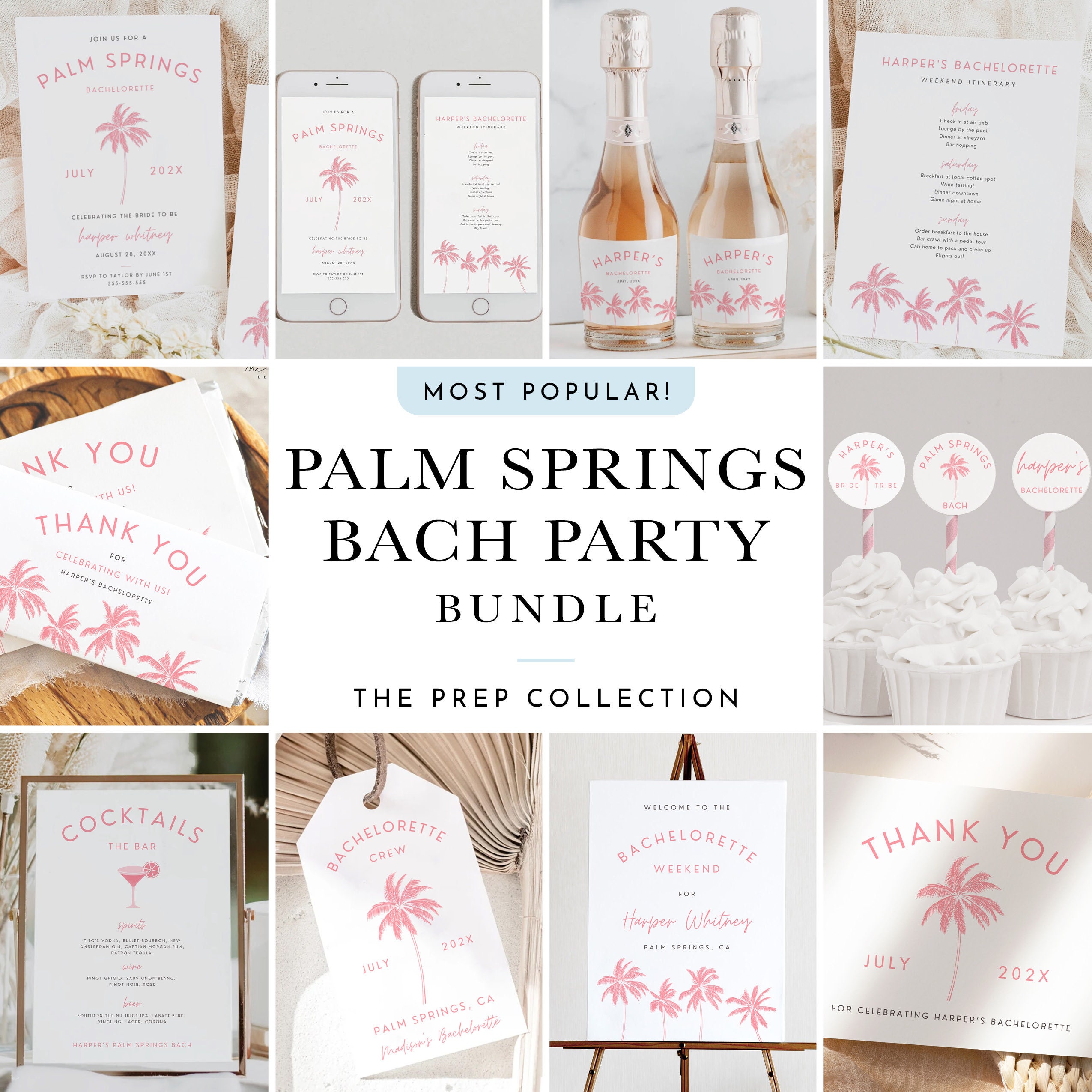 Bachelorette Party Palm Springs Itinerary - Bach Bride