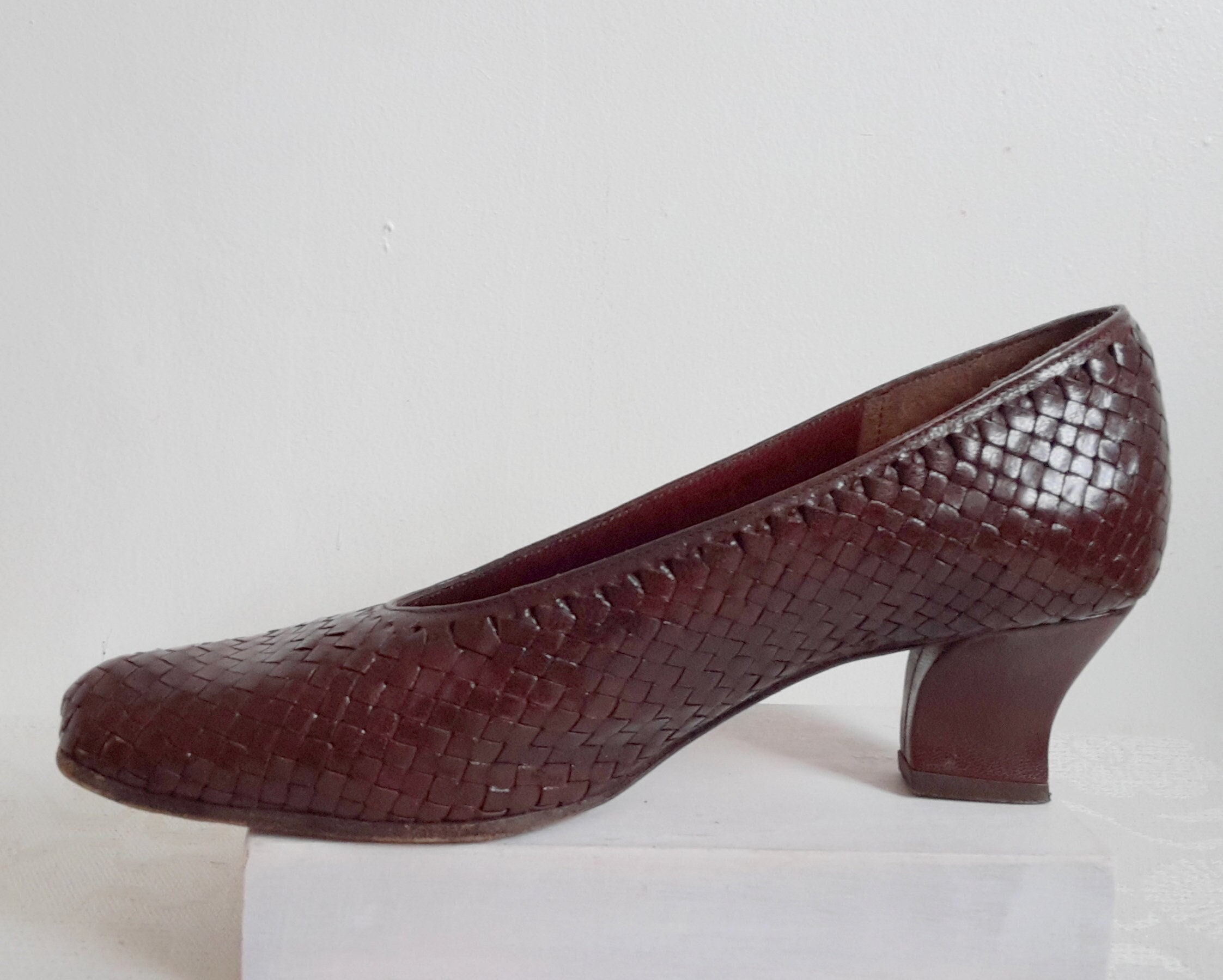 Brown Court Shoes - Etsy UK