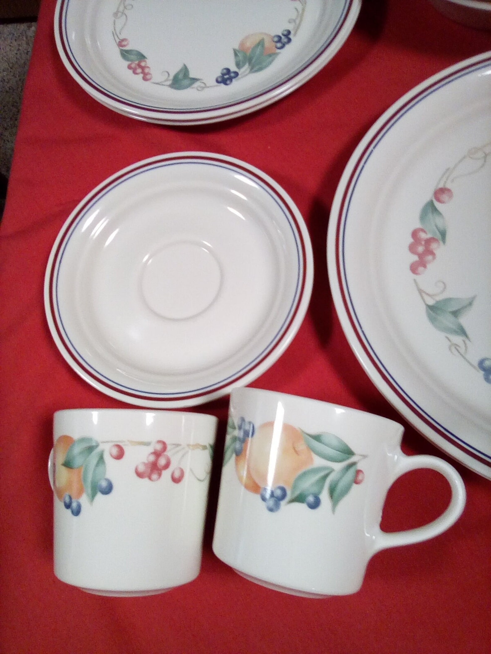 Corelle Corning Ware Dinnerware Abundance Pattern 2 Place - Etsy