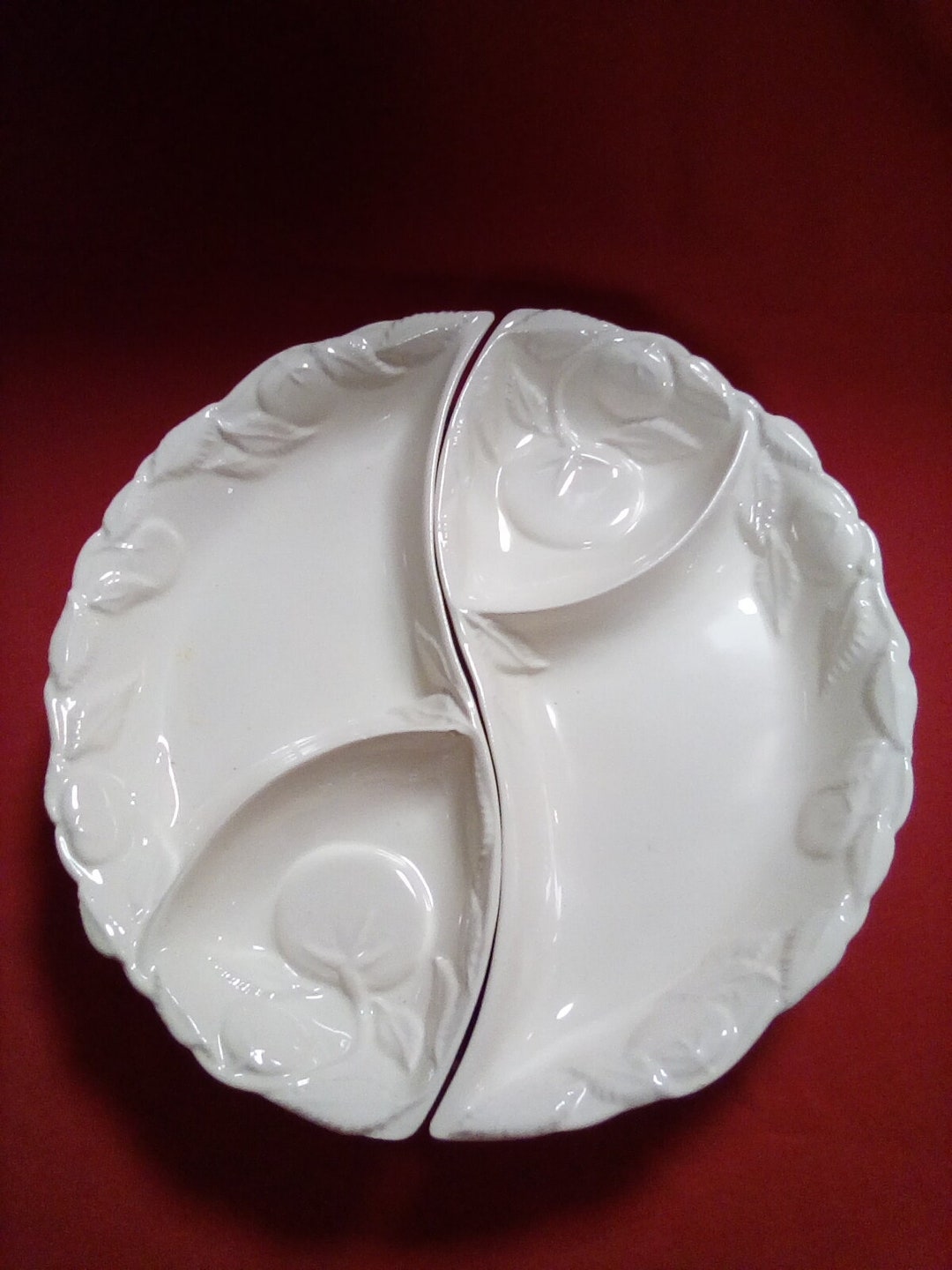 Lazy Susan Vegetable Tray, Belmar of Calif Etsy