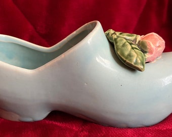 McCoy Blue Shoe Planter