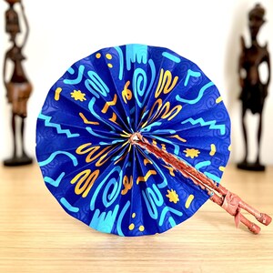 Folding Fan : Azul