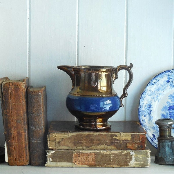 Charming little 19th Century lustre ware jug