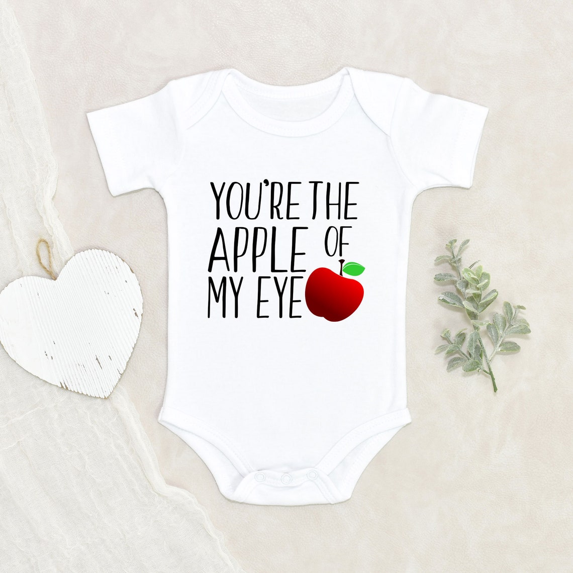 Apple Baby Onesie® You're The Apple Of My Eye Onesie® Etsy
