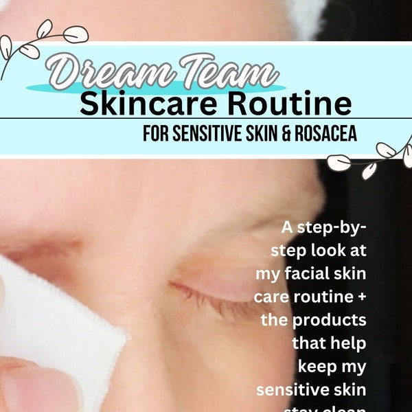 Rosacea Skin Care Routine, Sensitive Skin Care Routine, Gentle Skin Care Products, Rosacea Treatment, Sensitive Face Wash, Skin Care Guide