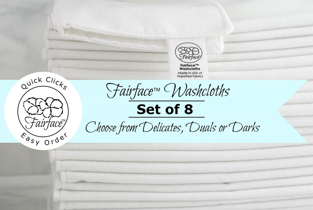 Rosacea, Eczema & Sensitive Skin Softest Face Cloths / Washcloths SET