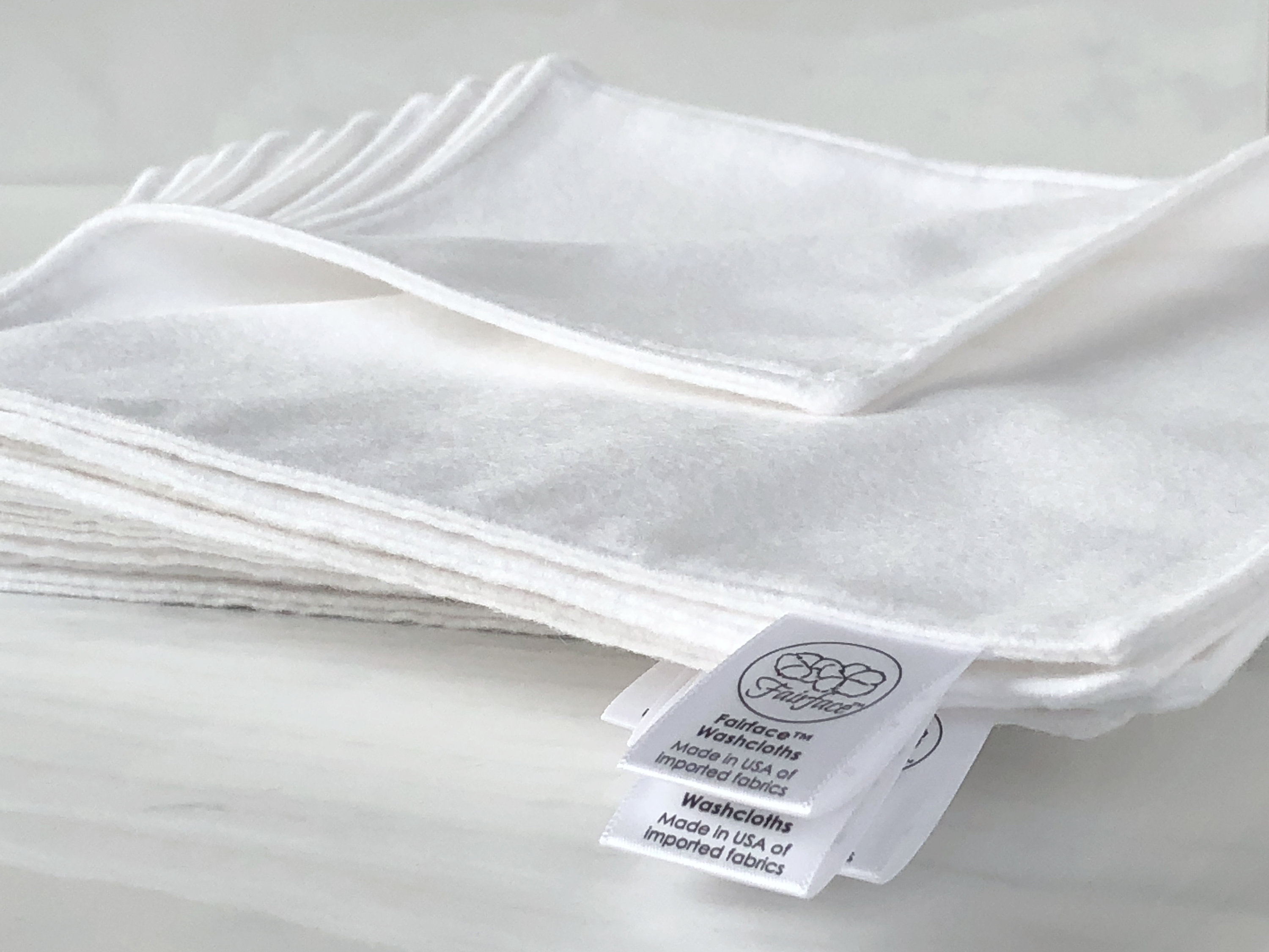 Sensitive Skin Softest Washcloths for Best Skin Care, 100 Soft Cotton