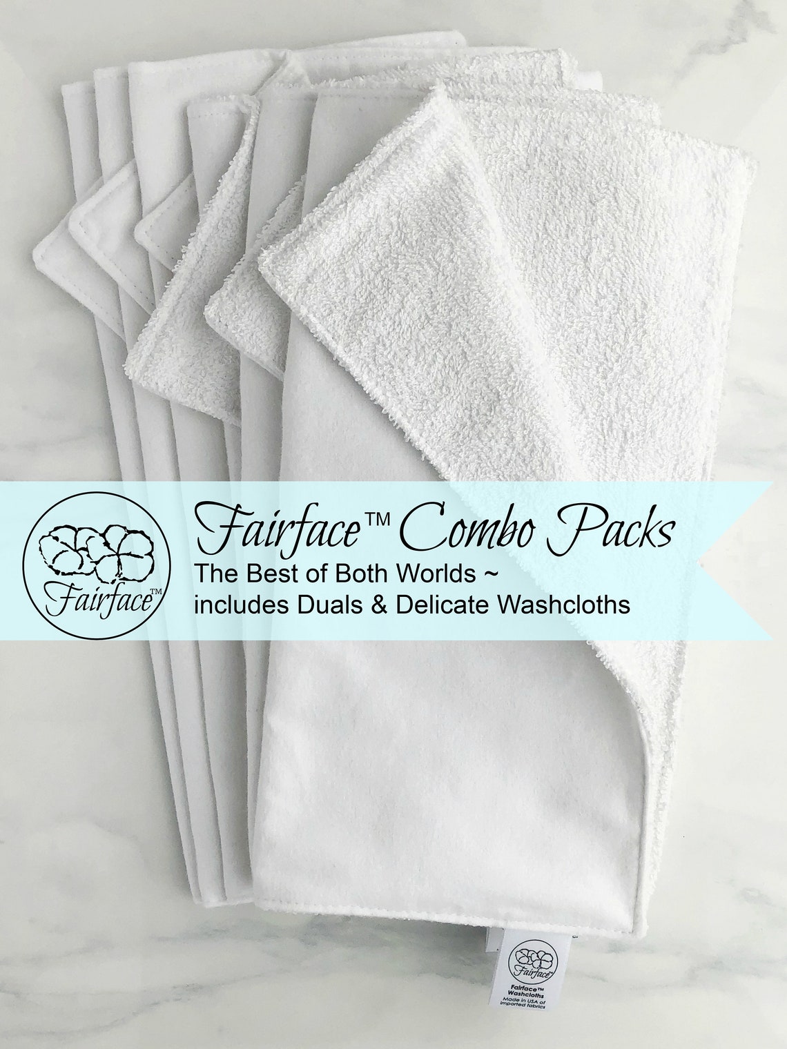 Softest Face Cloths for Sensitive Skin Combo Washcloths Packs Etsy