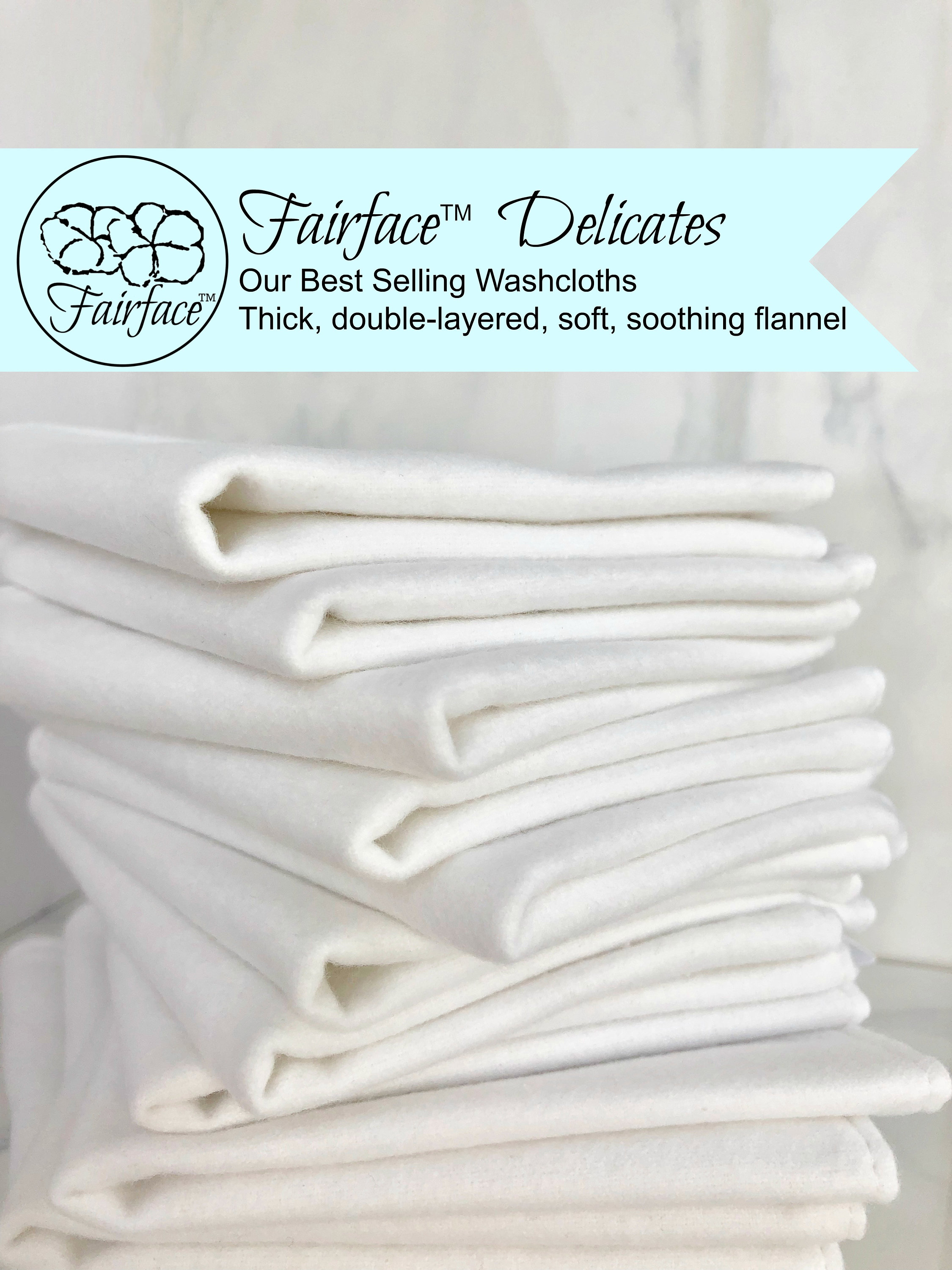 Best Face Cloths Soft for Sensitive Skin Rosacea Psoriasis Eczema SET OF 6 Soft Gentle Calming 100 Cotton Fairface Washcloths Etsy Ireland