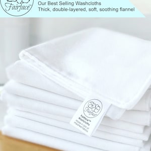 Fairface Soft Flannel Washcloths soothing for rosacea and sensitive skin