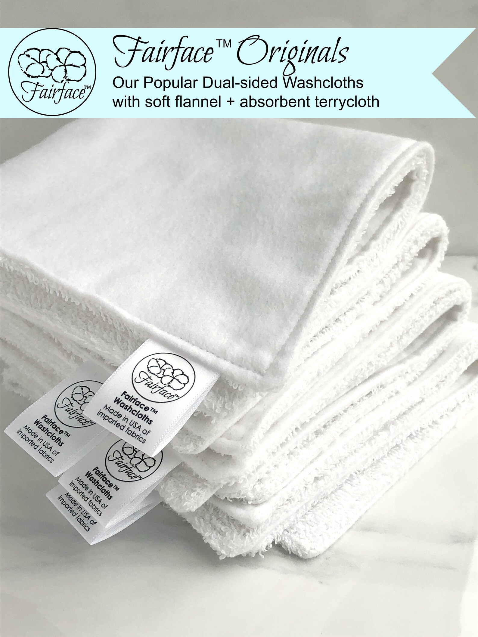 Best Face Cloths Soft for Sensitive Skin & Rosacea Psoriasis Etsy