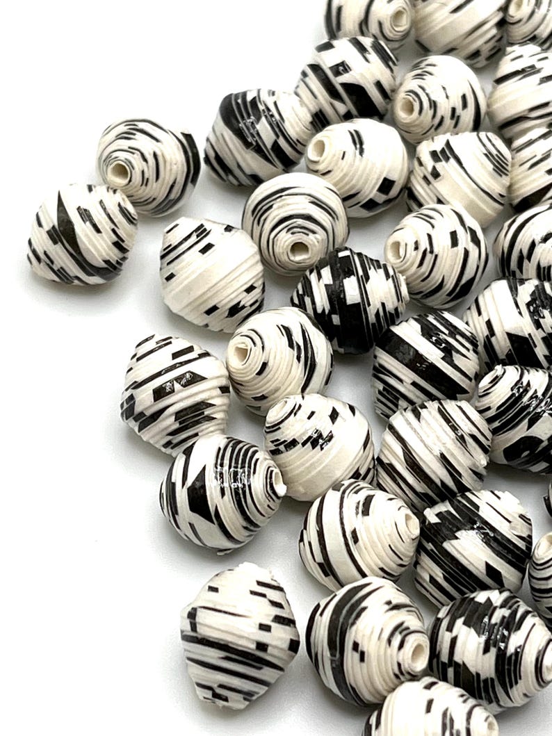 Paper Beads, Loose Beads for Jewelry or Craft Projects Etsy