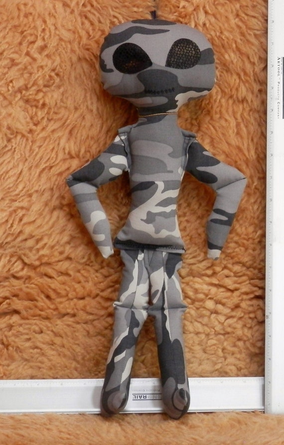 grey alien doll
